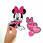 Disney Minnie Mouse Loves Pink Peel And Stick Wall Decals - EonShoppee