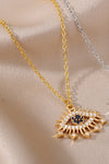 Lucky Blue Evil Eye Sweater Chain Pendant Fashion Jewelry Necklace For Women