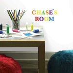 Express Yourself Colorful Primary Alphabets Peel & Stick Wall Decals School Nursery Decor Stickers