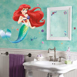 The Little Mermaid Peel & Stick Giant Wall Decals RMK2360GM Girls Bedroom Bathroom Stickers