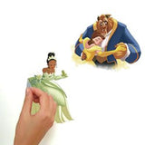 Princess Dream Big Peel And Stick Wall Decals Cinderella Rapunzel Belle Wall Stickers