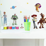 TOY STORY 4 Wall Decals 38 Peel & Stick Licensed Wall Stickers Decor