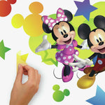 Mickey & Friends Peel and Stick Giant Wall Decals With Alphabet For Personalization