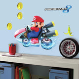 Licensed Nintendo Giant MARIO KART 8 Wall Decals Room Decor Stickers Video Game COINS NEW - EonShoppee