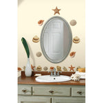 SEA SHELLS Wall Stickers 41 Decals beach ocean starfish bathroom room decor - EonShoppee