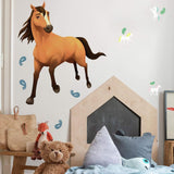 New Spirit Riding Free Peel & Stick Giant Wall Decals Running Horse Mural Room Stickers - EonShoppee