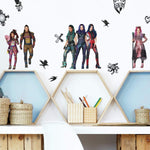 Disney DESCENDANTS 3 Peel And Stick Wall Decals Mal Evie Audrey Room Stickers - EonShoppee