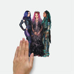 Disney DESCENDANTS 3 Peel And Stick Wall Decals Mal Evie Audrey Room Stickers - EonShoppee