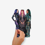 Disney DESCENDANTS 3 Peel And Stick Wall Decals Mal Evie Audrey Room Stickers - EonShoppee