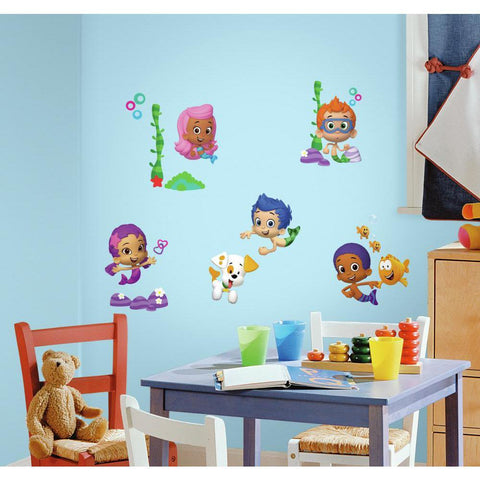 Bubble Guppies Peel And Stick Wall Decals - EonShoppee
