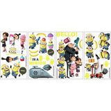 DESPICABLE ME 2 MOVIE 31 WALL DECALS Gru & Minions Peel & Stick Stickers Kids Room Decor - EonShoppee