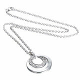 Pretty Women Fashion Crystal Rhinestone Silver Plated Long Chain Pendant Necklace Gift - EonShoppee