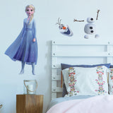 Frozen 2 Elsa and Olaf Giant 26 Wall Decals Latest Frozen II Room Decor Wall Stickers - EonShoppee
