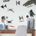 Star Wars Episode IX Galactic Ships Peel & Stick Wall Decals Room Decor Stickers - EonShoppee