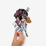 Star Wars Episode IX Galactic Ships Peel & Stick Wall Decals Room Decor Stickers - EonShoppee