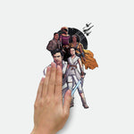 Star Wars Episode IX Galactic Ships Peel & Stick Wall Decals Room Decor Stickers - EonShoppee