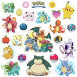 Iconic Pokemon Wall Decals Pikachu Pokeball Room Decor Stickers - EonShoppee