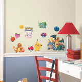 Iconic Pokemon Wall Decals Pikachu Pokeball Room Decor Stickers - EonShoppee
