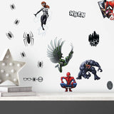 Marvel Spider-Man Favorite Characters Peel And Stick Wall Decals - EonShoppee