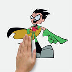 Disney Teen Titans GO! Peel and Stick 30 Wall Decals - Robin, Beast Boy, Cyborg Super Heroes Stickers - EonShoppee