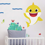 Baby Shark Peel & Stick Giant Wall Decals - EonShoppee