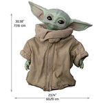 Star Wars The Mandalorian: The Child Peel & Stick Giant Wall Decals - Removable Kids Room Decor Baby Yoda Stickers - EonShoppee