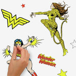 Wonder Woman Cartoon Peel and Stick Wall Decals - EonShoppee