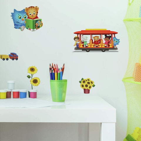 Daniel Tiger Peel and Stick 20 Wall Decals Playful Kids Room Nursery Decor Stickers - EonShoppee