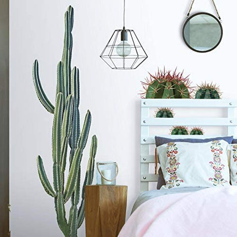 Cactus Giant Peel and Stick Wall Decals 9 Home Decor Cacti Stickers For Desert Look - EonShoppee