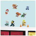 PAW PATROL TEAM Wall Decals Ryder Chase Marshall Rubble Rocky Zuma Skye 10 Peel & Stick Wall Stickers - EonShoppee
