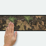 MOSSY OAK Peel & Stick Leaf Hunting CAMO Wall Border Woods Wallpaper Decor - 15 Ft  Long - EonShoppee