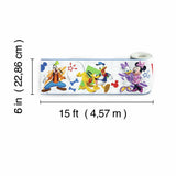 Disney Mickey & Friends Peel And Stick Border Kids Room Decor Wallpaper  Mickey Mouse Clubhouse - EonShoppee