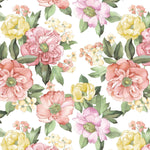 Watercolor Floral Bouquet Peel & Stick Wallpaper - EonShoppee