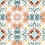 Cottage Garden Kaleidoscope Peel & Stick Wallpaper - EonShoppee