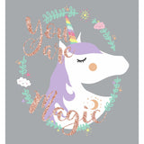 Unicorn Magic Peel And Stick Giant Wall Decals with Glitter - EonShoppee