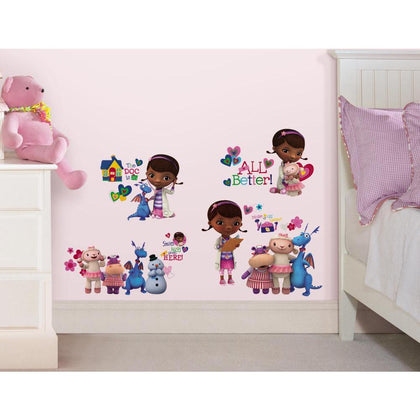 Disney Doc McStuffins Peel And Stick Wall Decals - EonShoppee