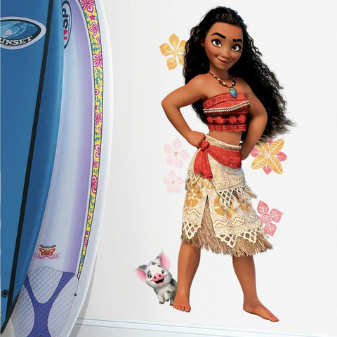 Disney Moana Peel And Stick Giant Wall Decals - EonShoppee