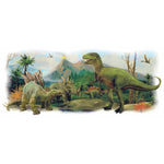 DINOSAURS SCENE BiG WALL DECAL Mural Kids Room Decor Stickers - EonShoppee