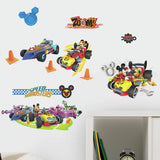 MICKEY AND THE ROADSTER RACERS WALL DECALS race cars Disney Stickers - EonShoppee