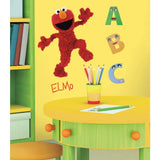 Sesame Street Giant Elmo Peel And Stick Wall Decals - EonShoppee
