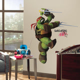 Teenage Mutant Ninja Turtles Raphael Peel And Stick Giant Wall Decals - EonShoppee
