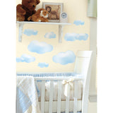 Blue Clouds Peel And Stick Wall Decals - EonShoppee