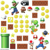 SUPER MARIO Bricks Coins Wall Decals 45 NEW Stickers Luigi Nintendo Room Decor - EonShoppee