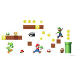 SUPER MARIO Bricks Coins Wall Decals 45 NEW Stickers Luigi Nintendo Room Decor - EonShoppee