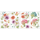 Lisa Audit GARDEN BOUQUET WATERCOLOR WALL DECALS 20 Floral Stickers Flower Decor - EonShoppee