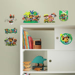 JUNGLE PAW PATROL Peel & Stick Wall Decals Chase Marshall Rubble Dogs Puppies Stickers - EonShoppee
