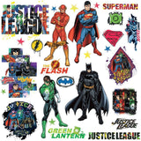 DC COMICS JUSTICE LEAGUE Peel & Stick Vinyl Wall Decals Superman Batman Kids Room Decor Stickers - EonShoppee