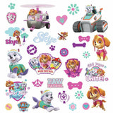 PAW PATROL GIRL PUPS FIGURES 30 Wall Decals Room Decor Stickers Skye Everest Puppies Dogs - EonShoppee