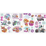 PAW PATROL GIRL PUPS FIGURES 30 Wall Decals Room Decor Stickers Skye Everest Puppies Dogs - EonShoppee