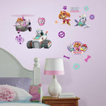 PAW PATROL GIRL PUPS FIGURES 30 Wall Decals Room Decor Stickers Skye Everest Puppies Dogs - EonShoppee